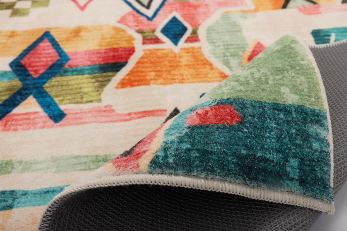 BADTEPPICH Ariella Bunt 60x100 cm - Multicolor, Textil (60/100cm) - Gino Falcone
