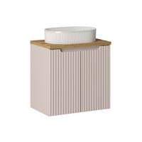 WASCHTISCH 60.4cm Riva Kaschmir - Beige, Holzwerkstoff (60.4/59/40cm) - Petits-meubles