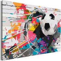 MALEN NACH ZAHLEN 50/40 cm - Multicolor, Textil (1.4/40cm) - KUNSTLOFT