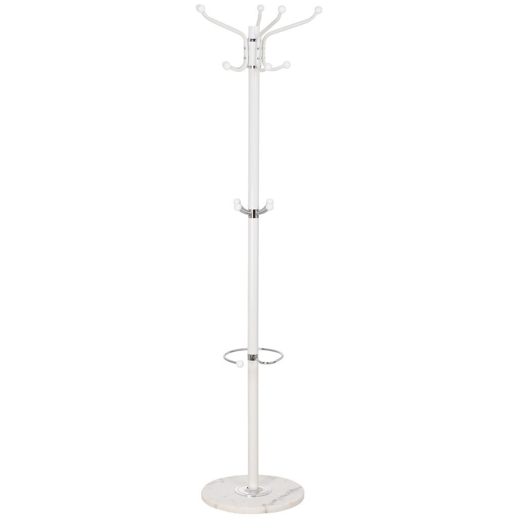 GARDEROBE aus metall 36x172cm - Weiß, Metall (36/172/36cm) - Wanderlust