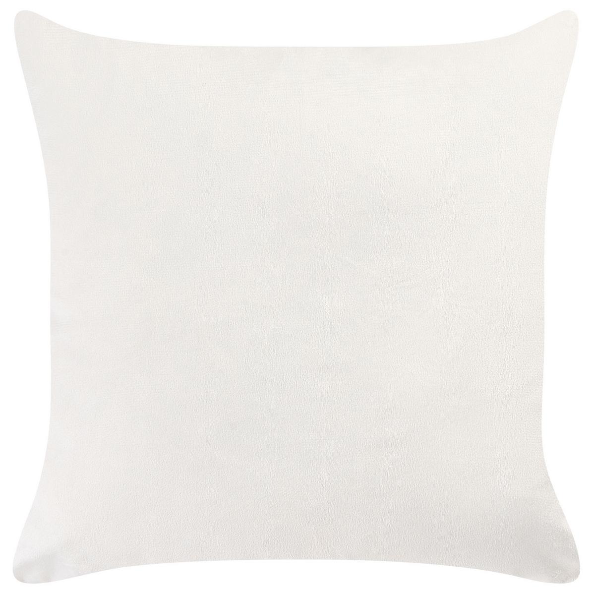 DEKOKISSEN 2er-Set Orange 45/45 cm Spirea - Orange, Textil (45/45cm) - Beliani
