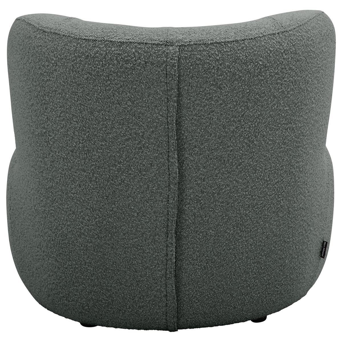 POLSTERSESSEL Katuscha Bouclé-Gewebe grau - Grau, Kunststoff (79/75/82cm) - 58aufmkessel