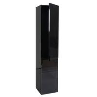HÄNGESCHRANK Hochglanz Schwarz - Schwarz Hochglanz, Holz (30/150/30cm) - MCW