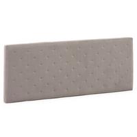 KOPFTEIL 140x60 cm Malta Grau - Grau, Textil (8/60/140cm) - VS Venta-stock