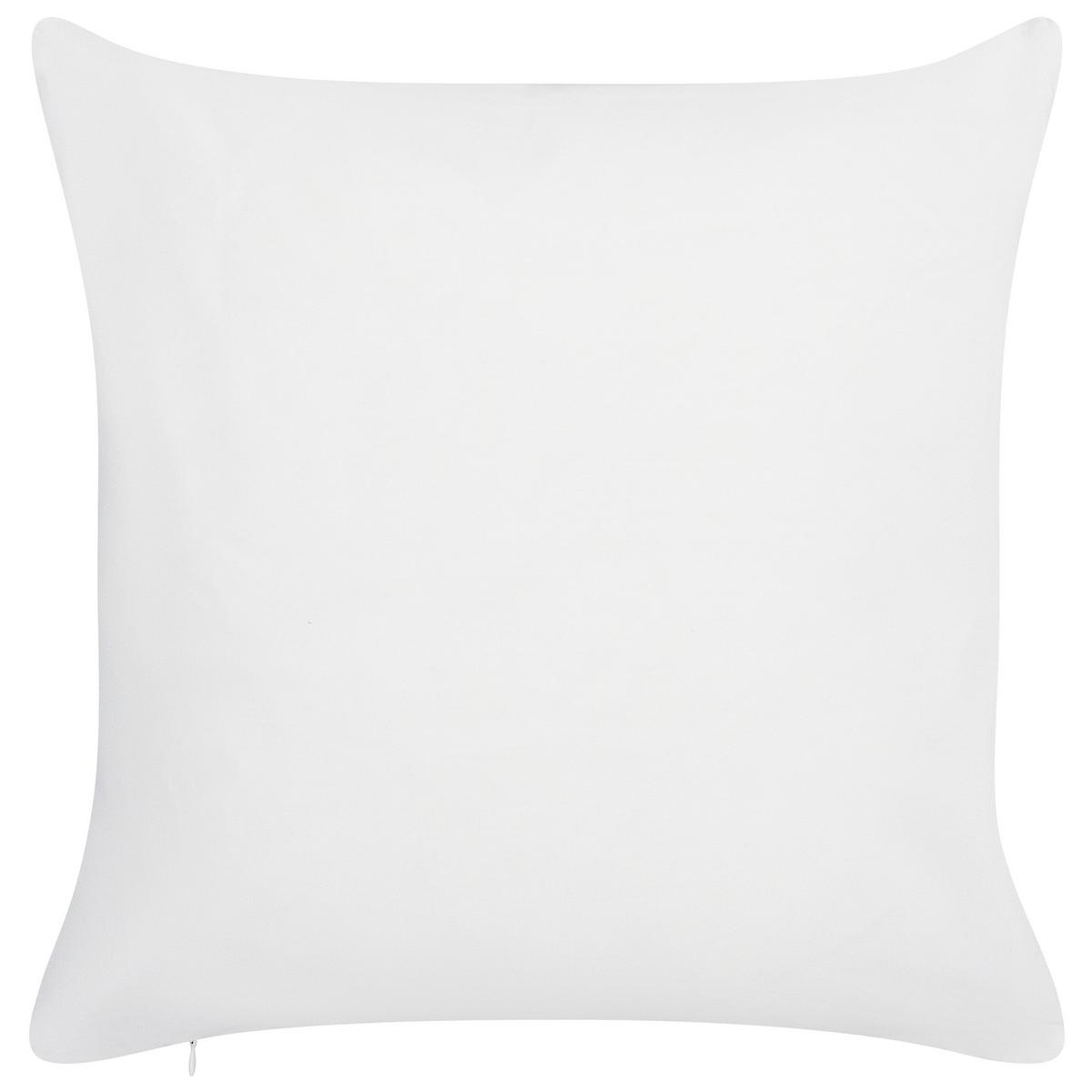 GARTENKISSEN 2er-Set geometrischem Muster rosa 45/45 cm Mezzano - Violett, Textil (45/45cm) - Beliani