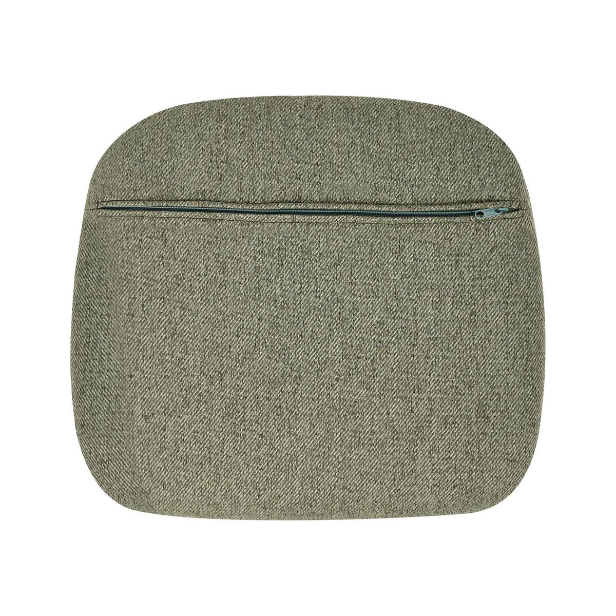 ESSZIMMERSTUHL Stoff Hellgrün Westminster - Beige/Grün, Textil/Metall (57/79/56cm) - Beliani