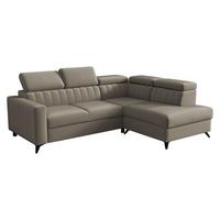 ECKSOFA Milano 2RRLXP, Seite: Rechts 2R+R+LXP - Beige, Holz/Textil (249/195cm) - MIRJAN24