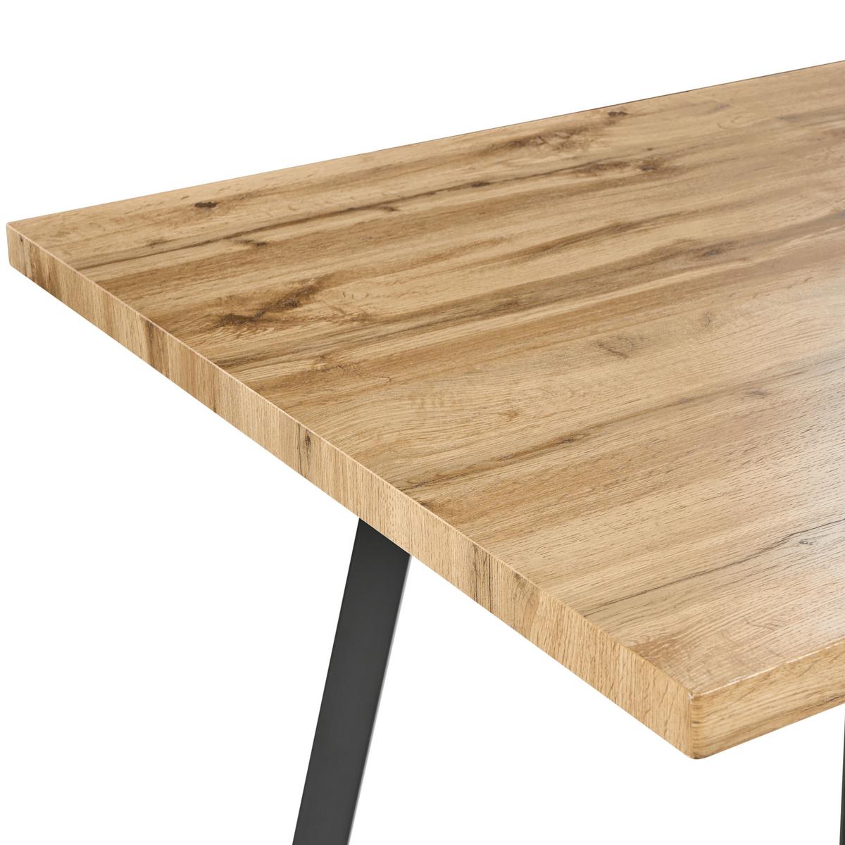 ESSTISCH ausziehbar Braun 140/180/90 cm Harlow - Braun, Holzwerkstoff (140/90/75cm) - Beliani