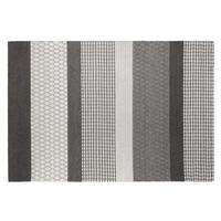 KURZFLOR-TEPPICH Akkaya 200/140 cm - Grau, Textil (140/200cm) - Beliani