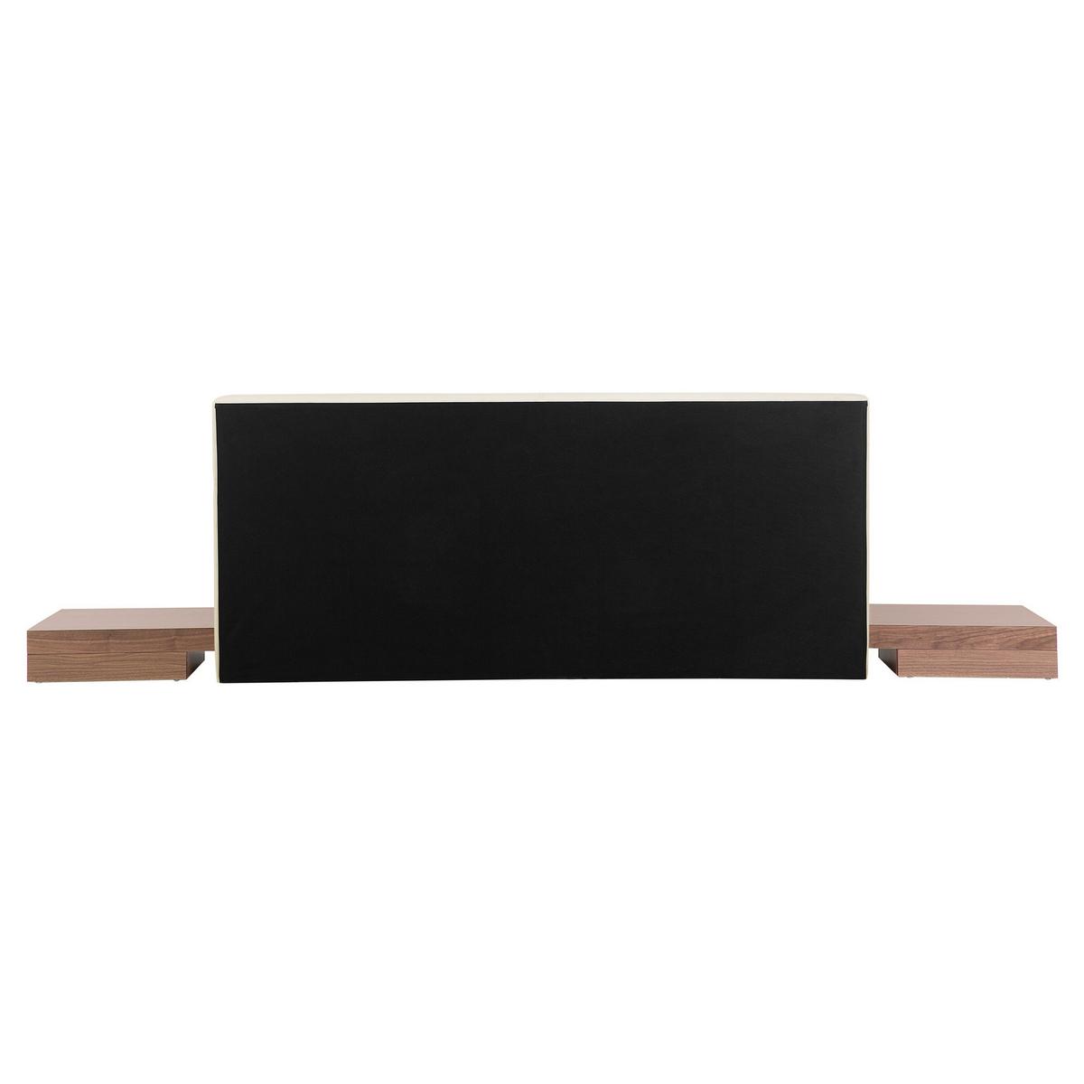 WASSERBETT 160x200 cm Heller Holzfarbton Zen - Hellbraun, Holzwerkstoff (160/200cm) - Beliani