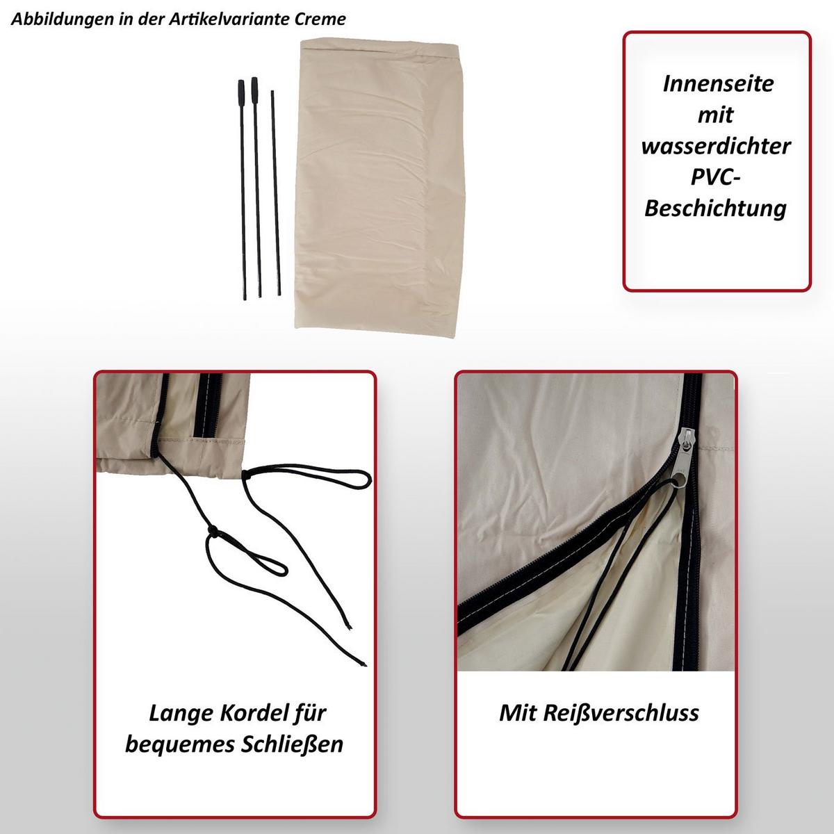 SCHUTZHÜLLE MCW FÜR AMPELSCHIRM Gelb - Gelb, Textil (60/270/60cm) - MCW