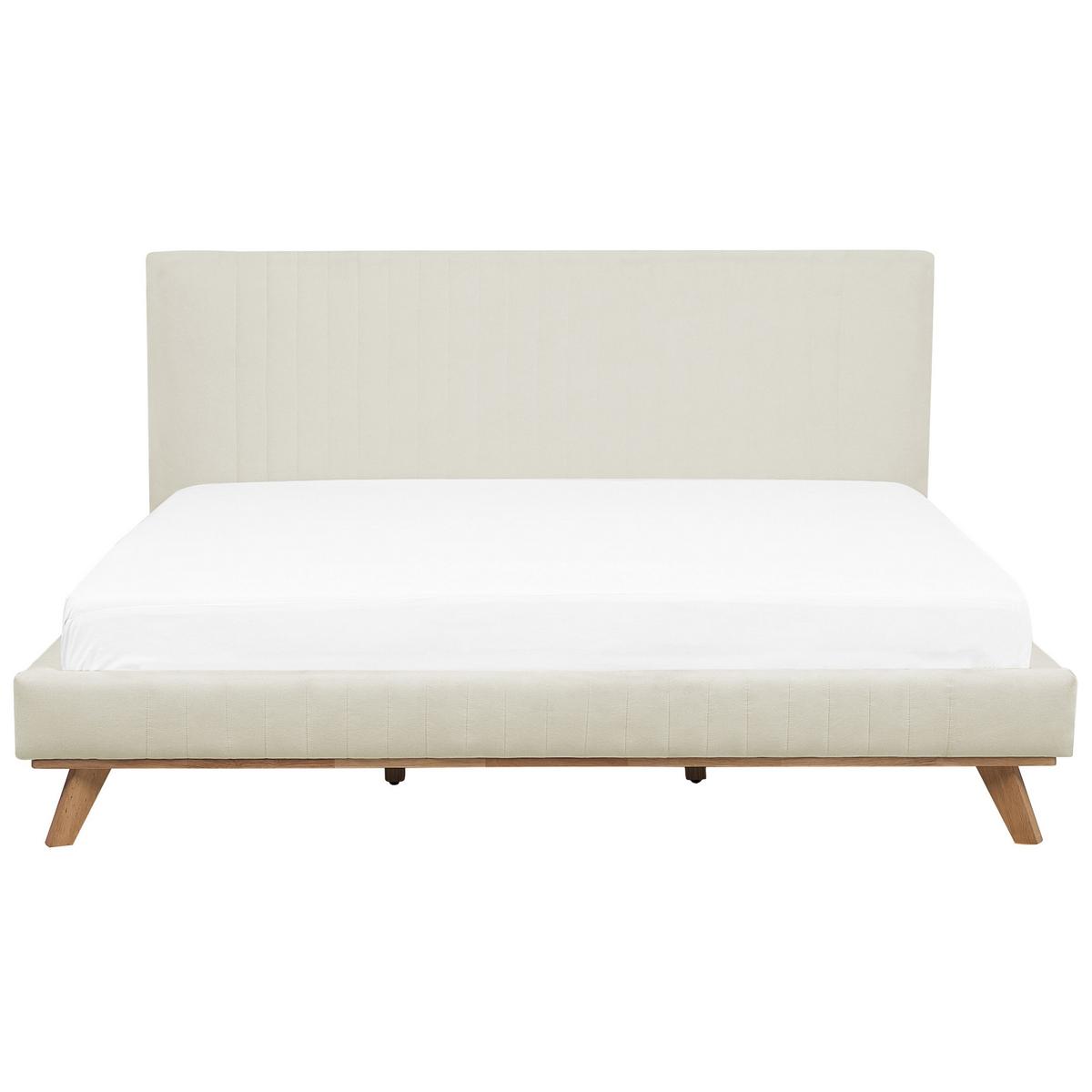 POLSTERBETT mit Lattenrost 180x200 cm Beige Talence - Beige, Textil (180/200cm) - Beliani
