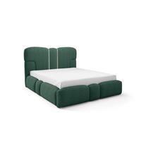POLSTERBETT Jordan - Grün, Holzwerkstoff/Textil (160/200cm) - Fun Möbel