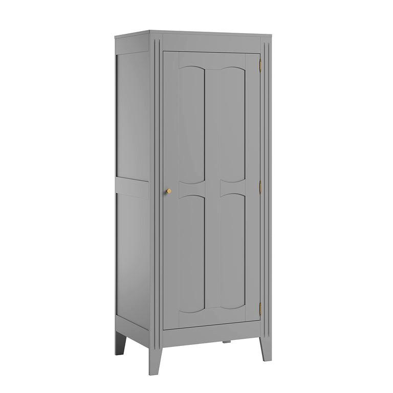 SCHRANK 1 Tür Grau - Grau, Holzwerkstoff (80/197/55cm) - Petits-meubles
