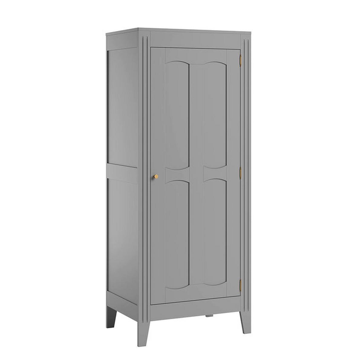 BABYZIMMER 2-teilig Grau - Grau, Holzwerkstoff (100/192/55cm) - Petits-meubles