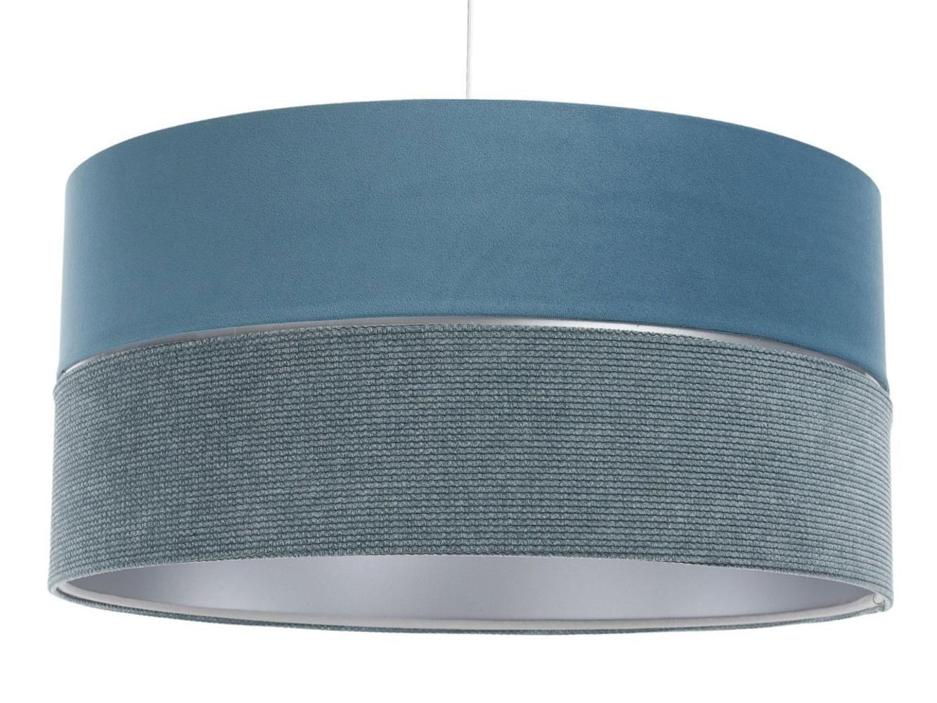 HÄNGELEUCHTE Blau 60/30 cm - Blau/Silberfarben, Kunststoff (60/1/30cm) - ONZENO