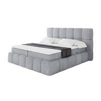 BOXBETT - AURI-H3 - 180x200 Grau Monolith - Hellgrau, Holzwerkstoff (180/200cm) - ALTDECOR