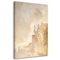 LEINWANDBILD Abstraktion 20x30cm - Beige, Textil (20/30cm) - Feeby