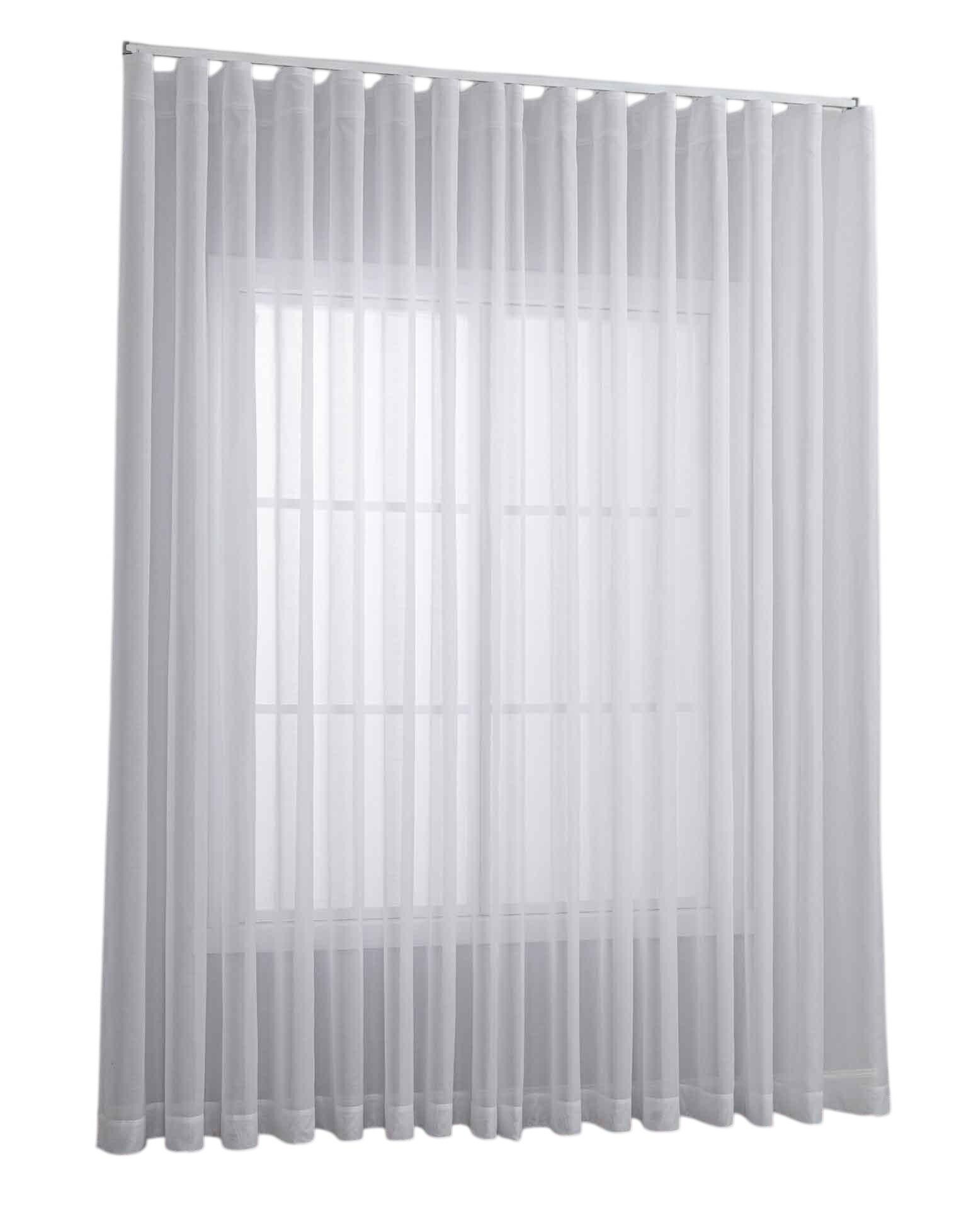 GARDINE Welle Wien Wien 245x300 cm - Weiß, Textil (300/245cm) - Gardinenbox