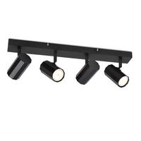DECKENSTRAHLER Blendend 10.5/5.9/53cm - Schwarz, Metall (10.5/5.9/53cm) - ZMH