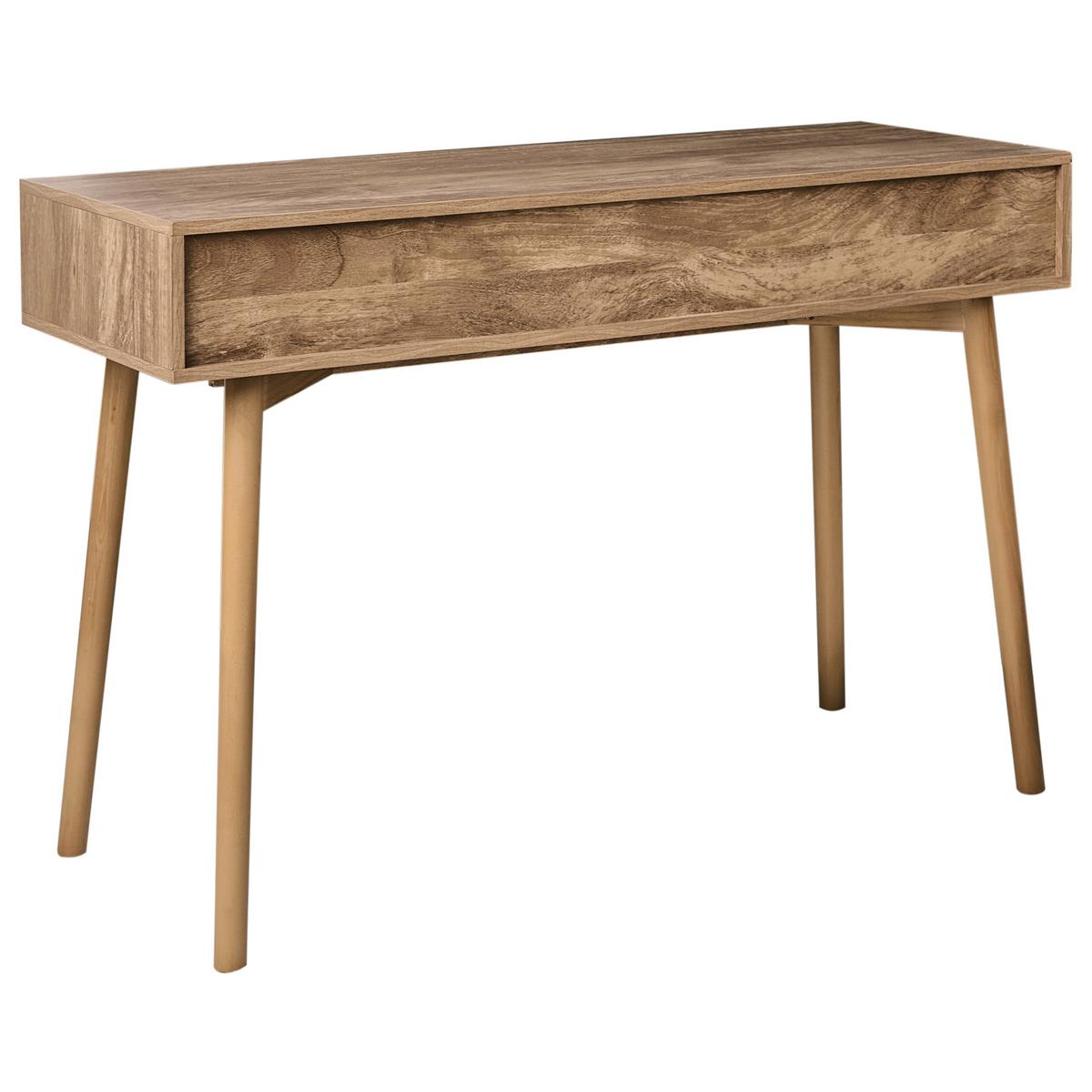 KONSOLENTISCH Hellbraun Ronge - Hellbraun, Holzwerkstoff (120/80/45cm) - Beliani