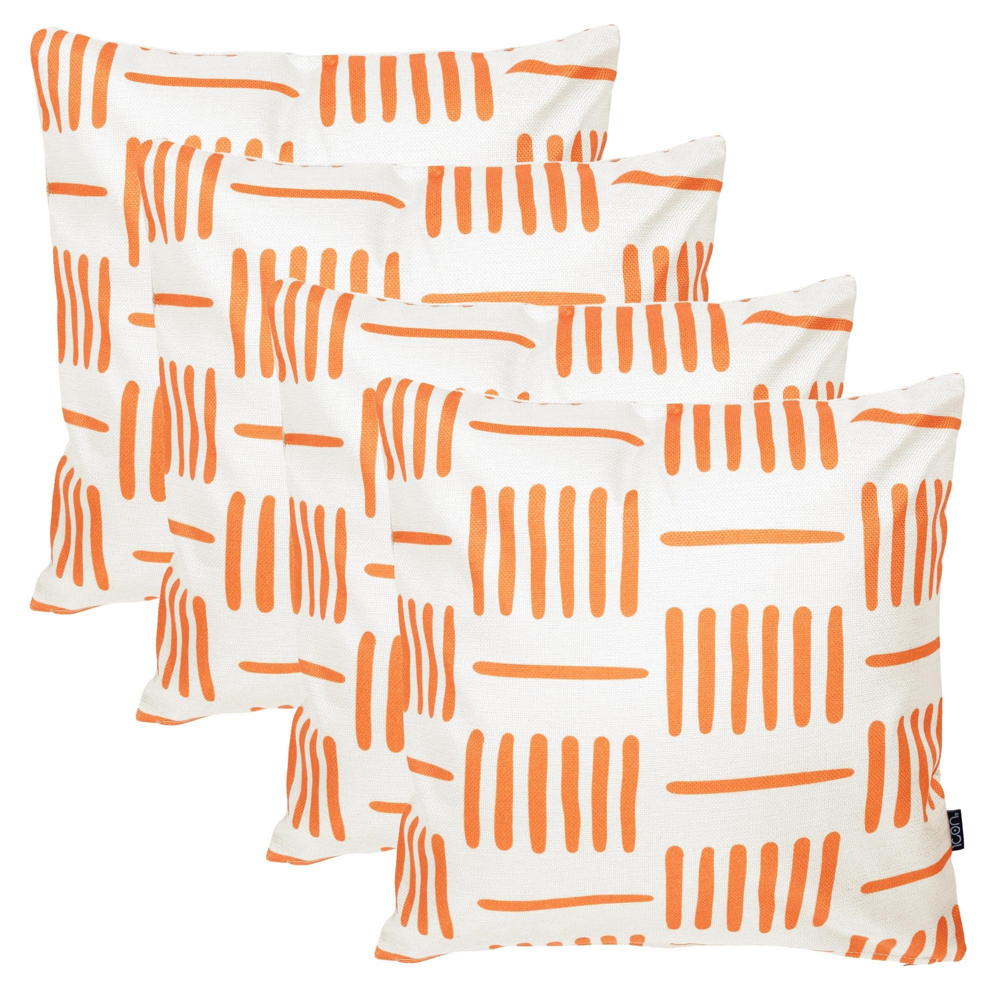 OUTDOORKISSEN 4er Set - Orange, Textil (43/43cm) - icon