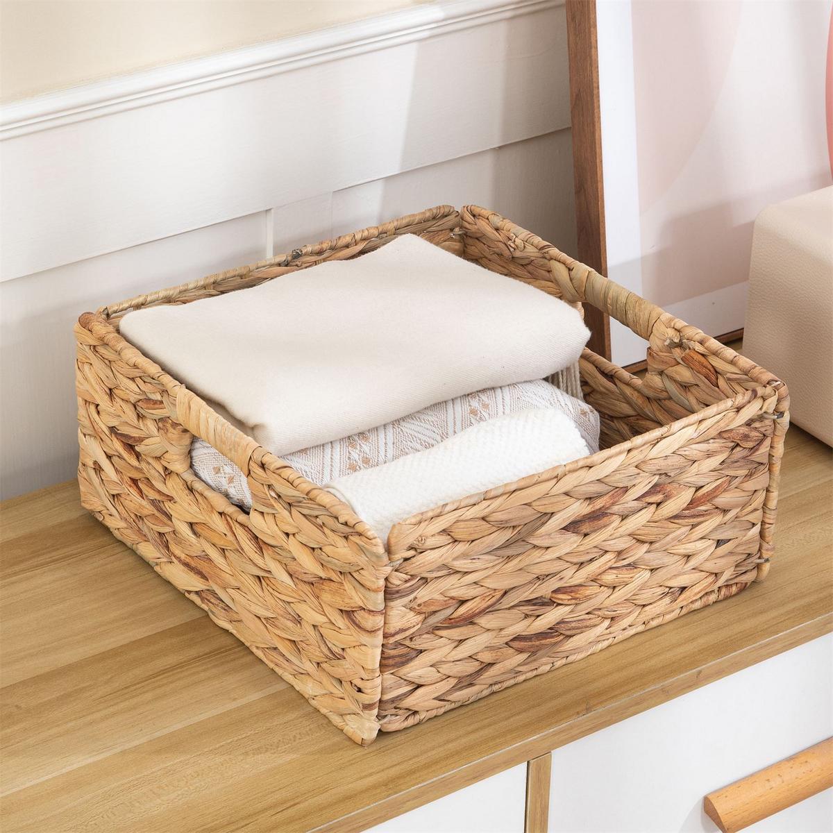 AUFBEWAHRUNGSKÖRBE LANZI 2er-Set natur - Naturfarben, Naturmaterialen (32/15/32cm) - IDIMEX