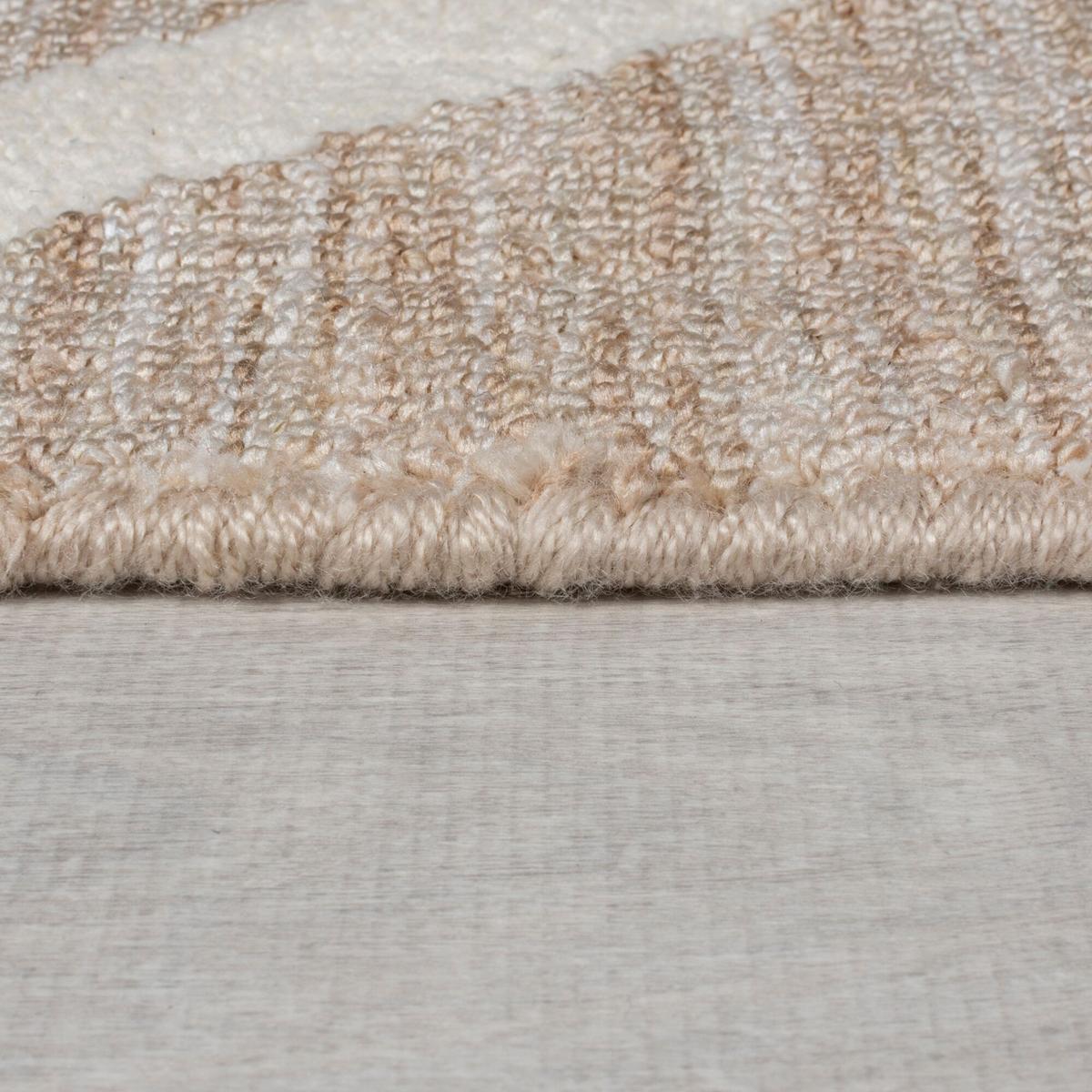 TEPPICH ARLEN, abstrakt, Taupe, 120 x 170 cm - Beige, Textil (170/120cm) - KADIMA DESIGN