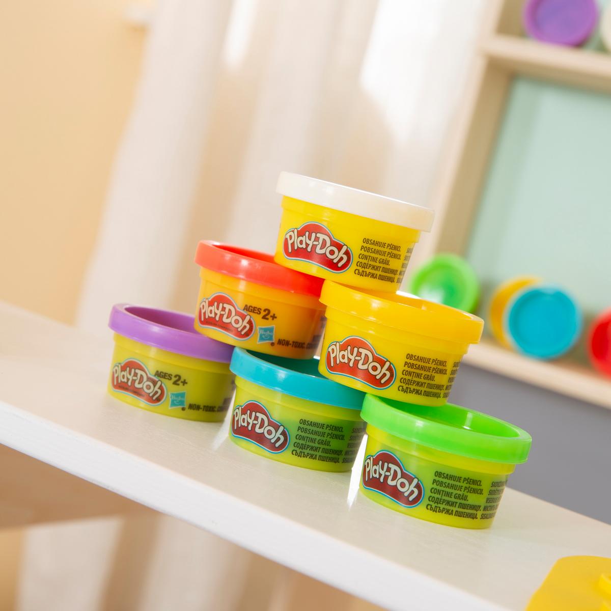 SPIELSET KNETE roba x Play-Doh Mittel - Grau, Holz/Kunststoff (30/40/1cm) - Roba