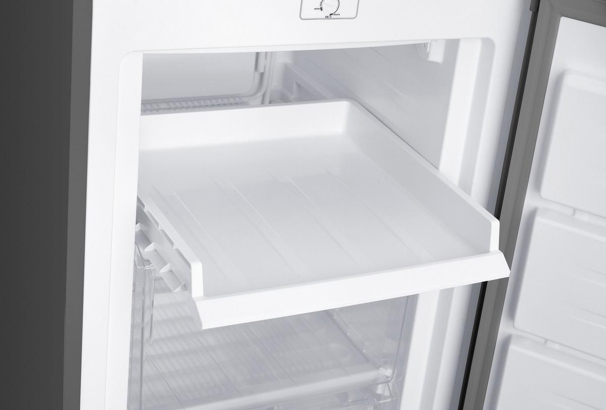 GEFRIERSCHRANK FS1682E-S groß - 168L Nutzinhalt, 4-Sterne Gefrieren, Freezer, leise 37 dB, silber - Silberfarben, Kunststoff/Metall (54.5/142.5/57.5cm) - homeX