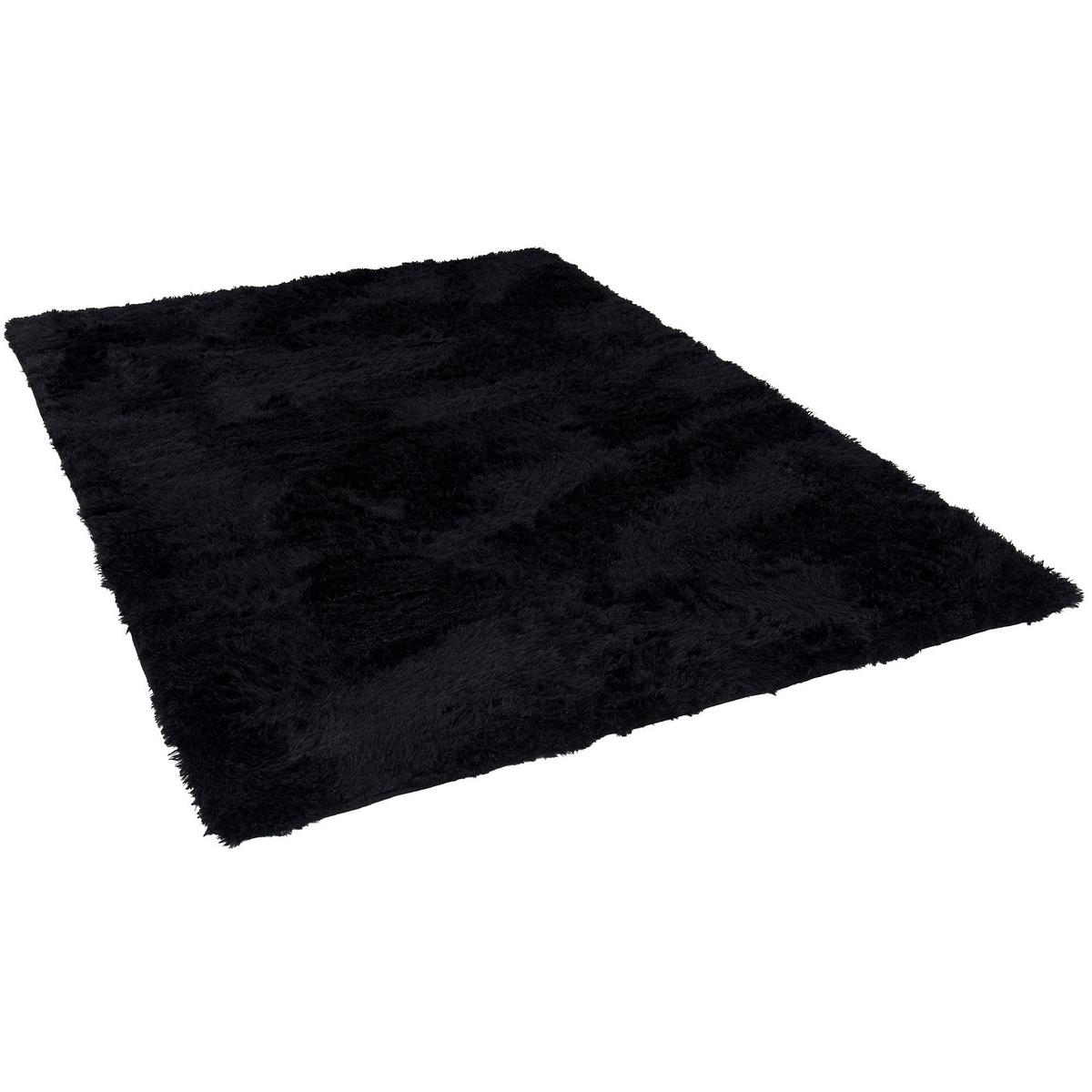 HOCHFLOR SHAGGY TEPPICH FLUFFY - Schwarz, Textil (120/170cm) - Pergamon