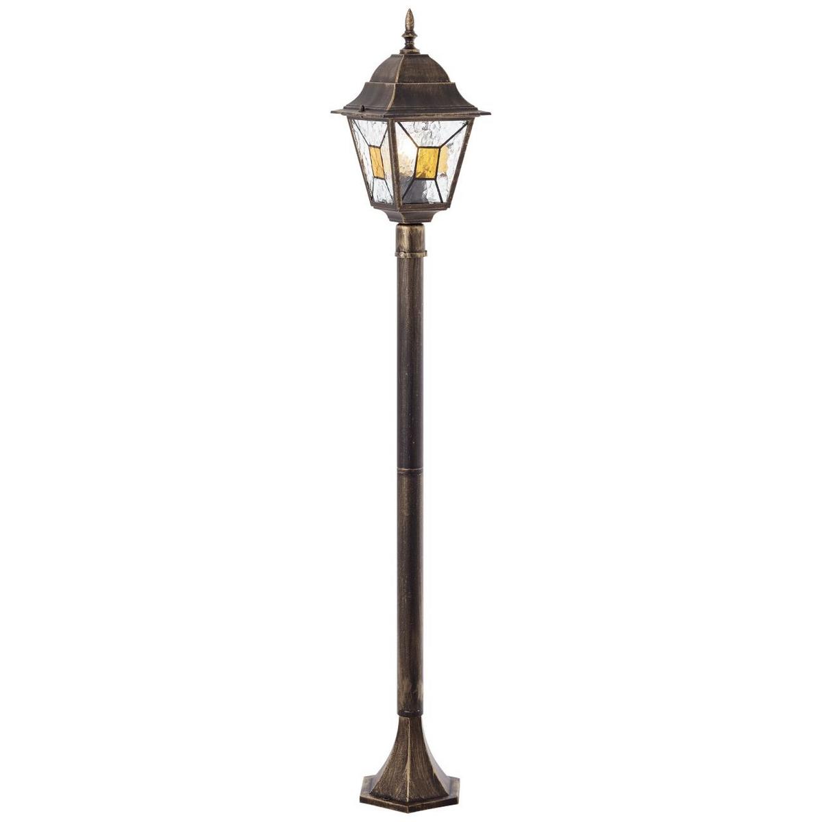 AUSSENSTANDLEUCHTE Janel 90984A86 - Schwarz, Metall (18/18/116cm) - Brilliant
