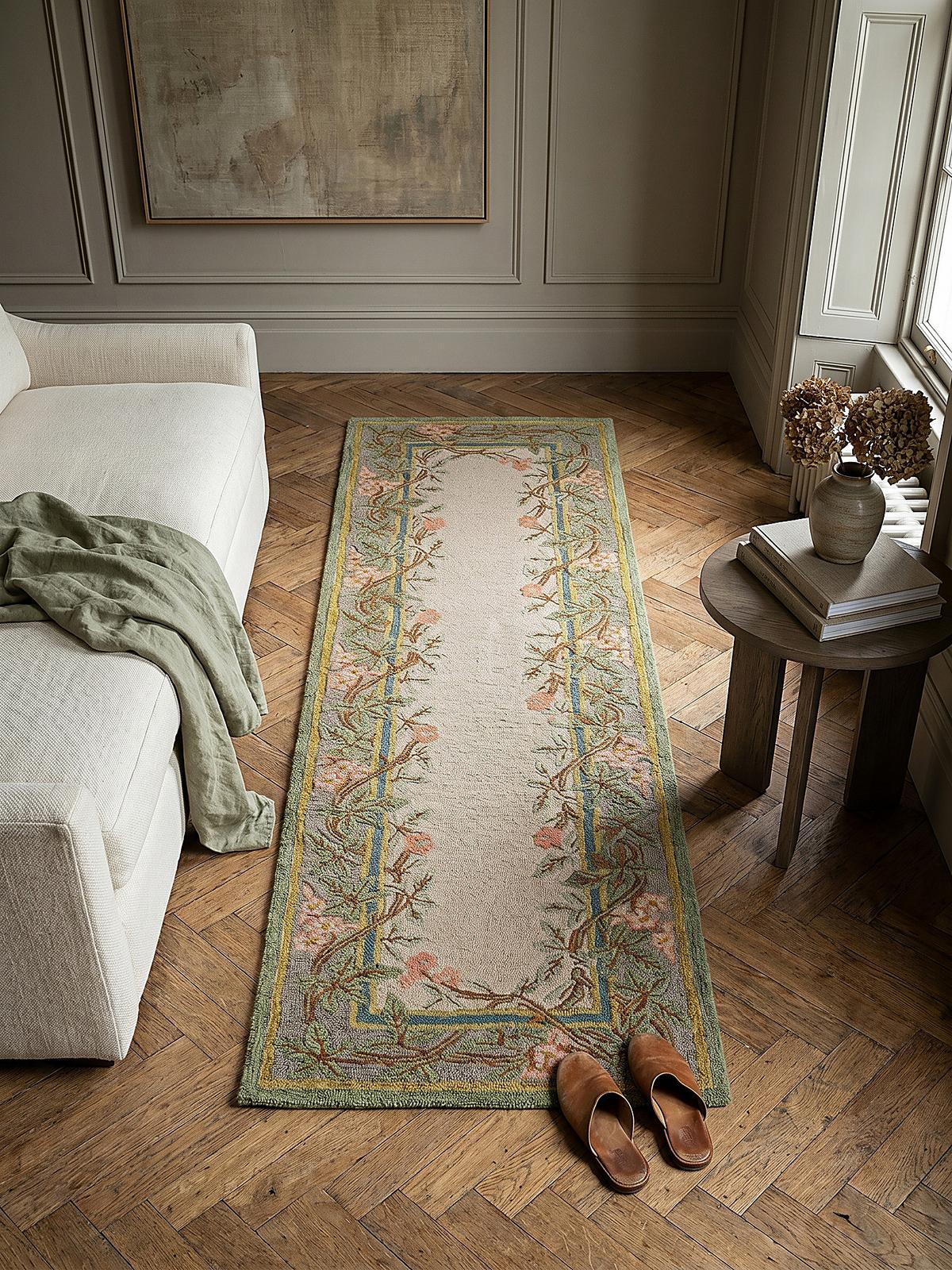 TEPPICH aus Wolle SOAR in Bunt, floral, 80 x 300 cm - Multicolor, Textil (300/80cm) - KADIMA DESIGN