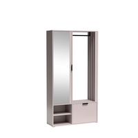 GARDEROBENSCHRANK Limo Plus mit zwei Türen kaschmir - Kaschmir, Holzwerkstoff (100/190/33cm) - Beautysofa