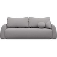 3-SITZER SOFA Nubelle Grau Chenille-Bezug, wasserabweisend - Schwarz/Grau, Kunststoff/Textil (244/85/93cm) - Selsey