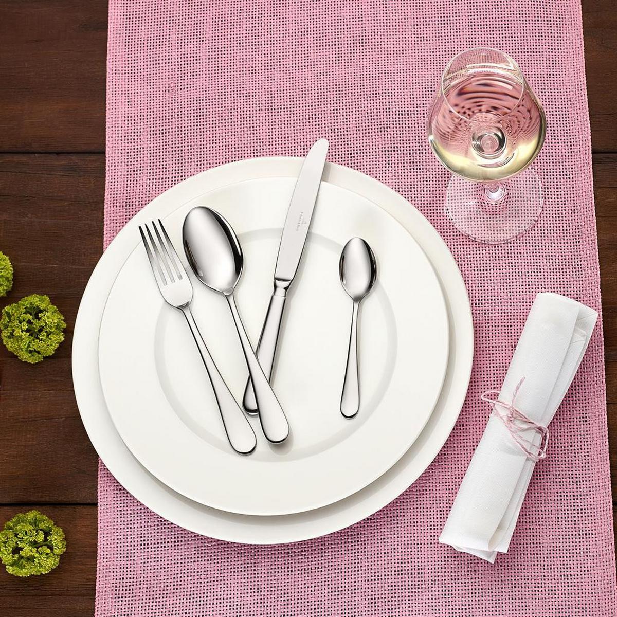 TAFELBESTECK Oscar silber 180-tlg. - Silberfarben, Metall - Villeroy & Boch