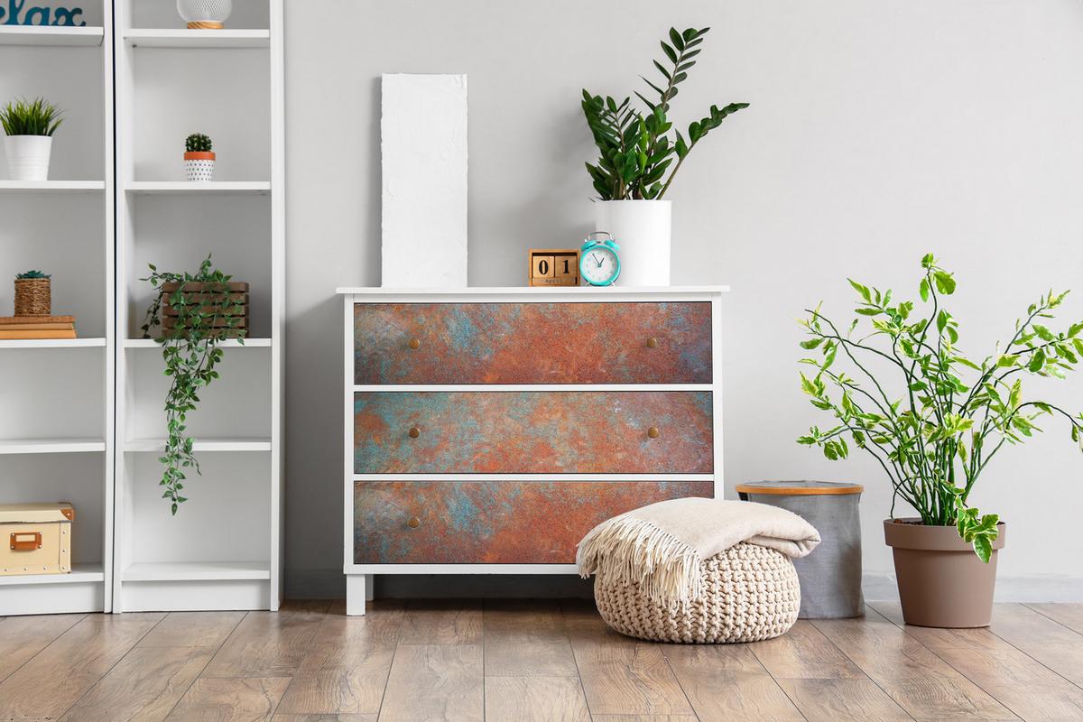 MÖBLAUFKLEBER 100x50 cm braun - Cappuccino, Kunststoff (50/0.1/100cm) - Wallfluent