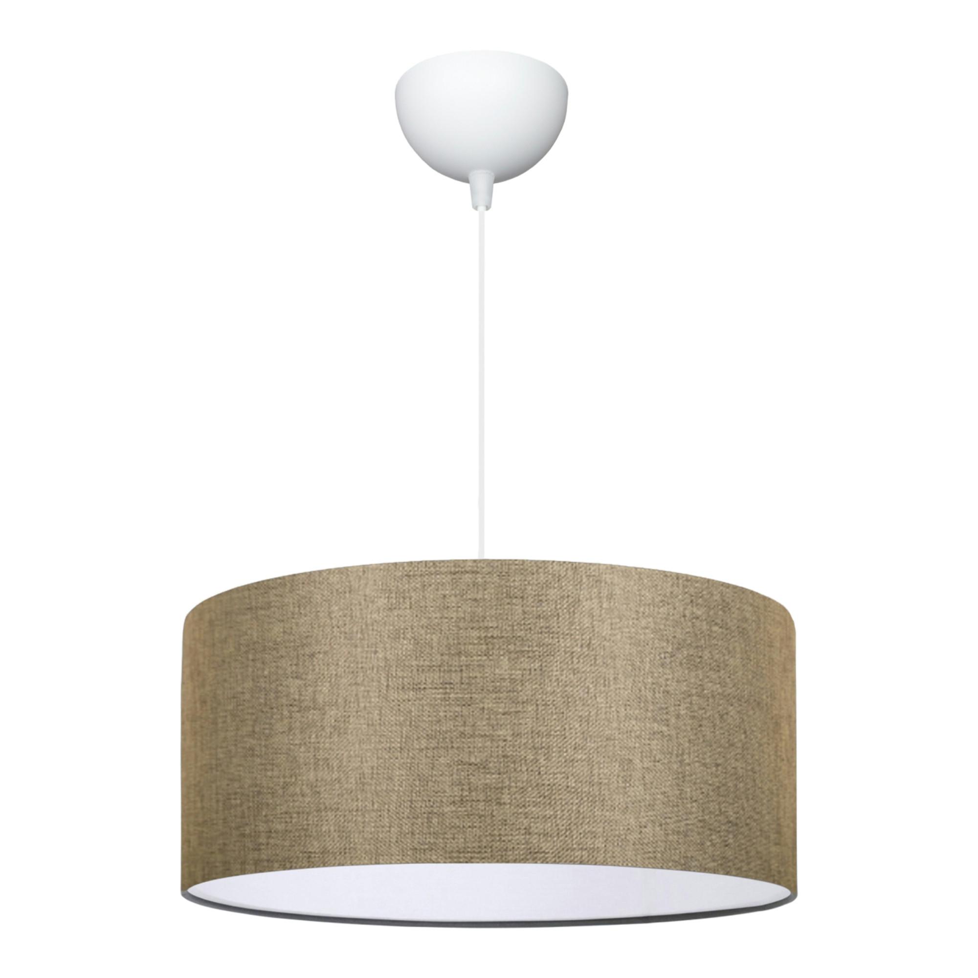 HÄNGELEUCHTE Sutton - Beige, Textil (38/38/70cm) - lux.pro