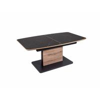 COUCHTISCH höhenverstellbar und ausziehbar Cori 120x56x70 HPL Nero - Wildeiche/Schwarz, Holzwerkstoff (120/70/70cm) - 58aufmkessel