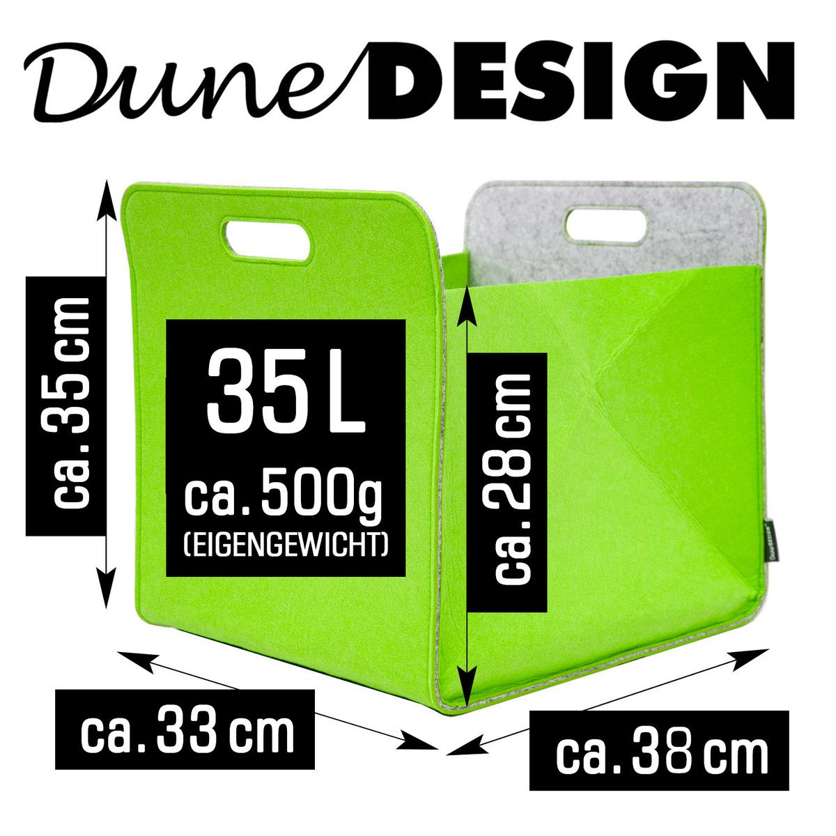 AUFBEWAHRUNGBOX, 4er Set 33/38, graugrün - Limette/Grau, Kunststoff (33/33/38cm) - Dunedesign