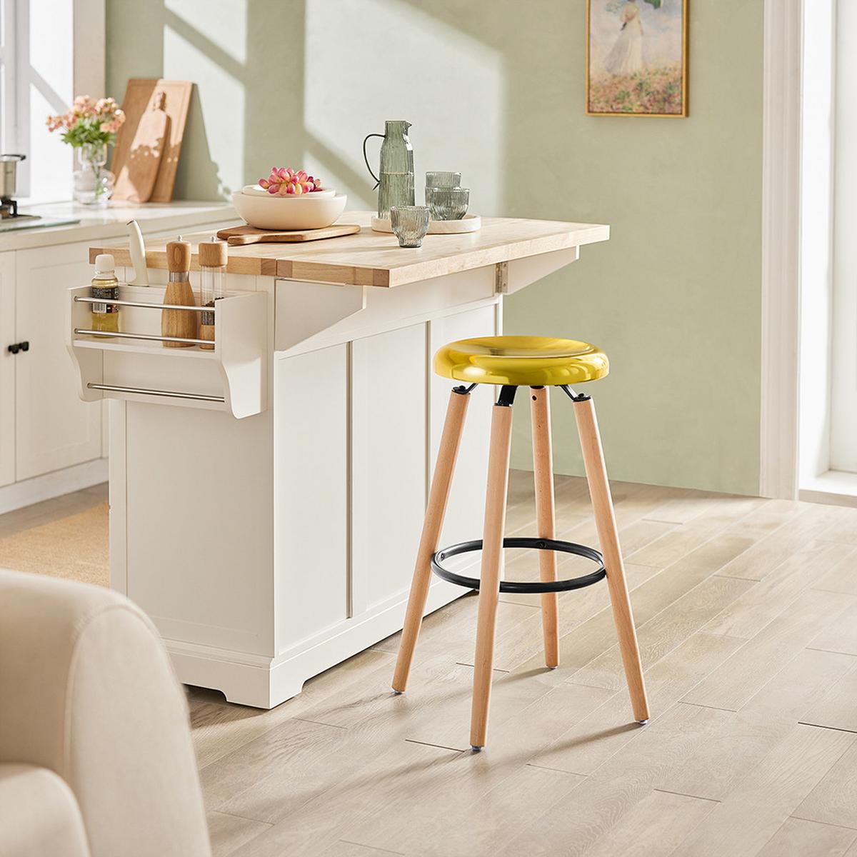 BARHOCKER Golden - Goldfarben, Metall (39/39/73cm) - SoBuy