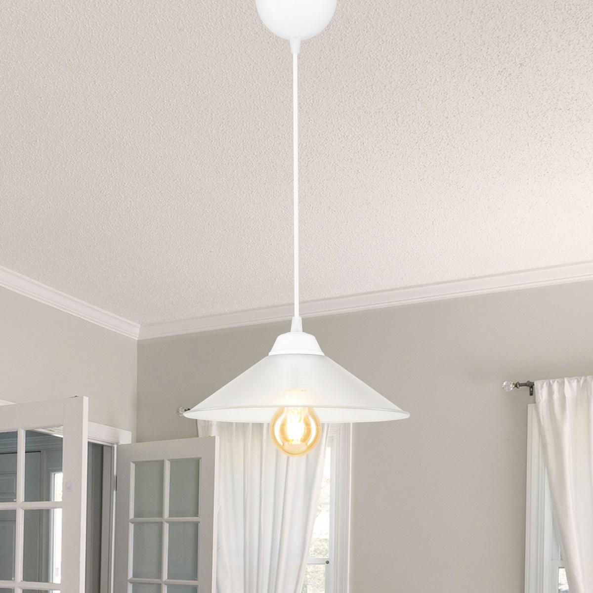 HÄNGELEUCHTE Hereford - Transparent, Kunststoff (26/26/48cm) - lux.pro