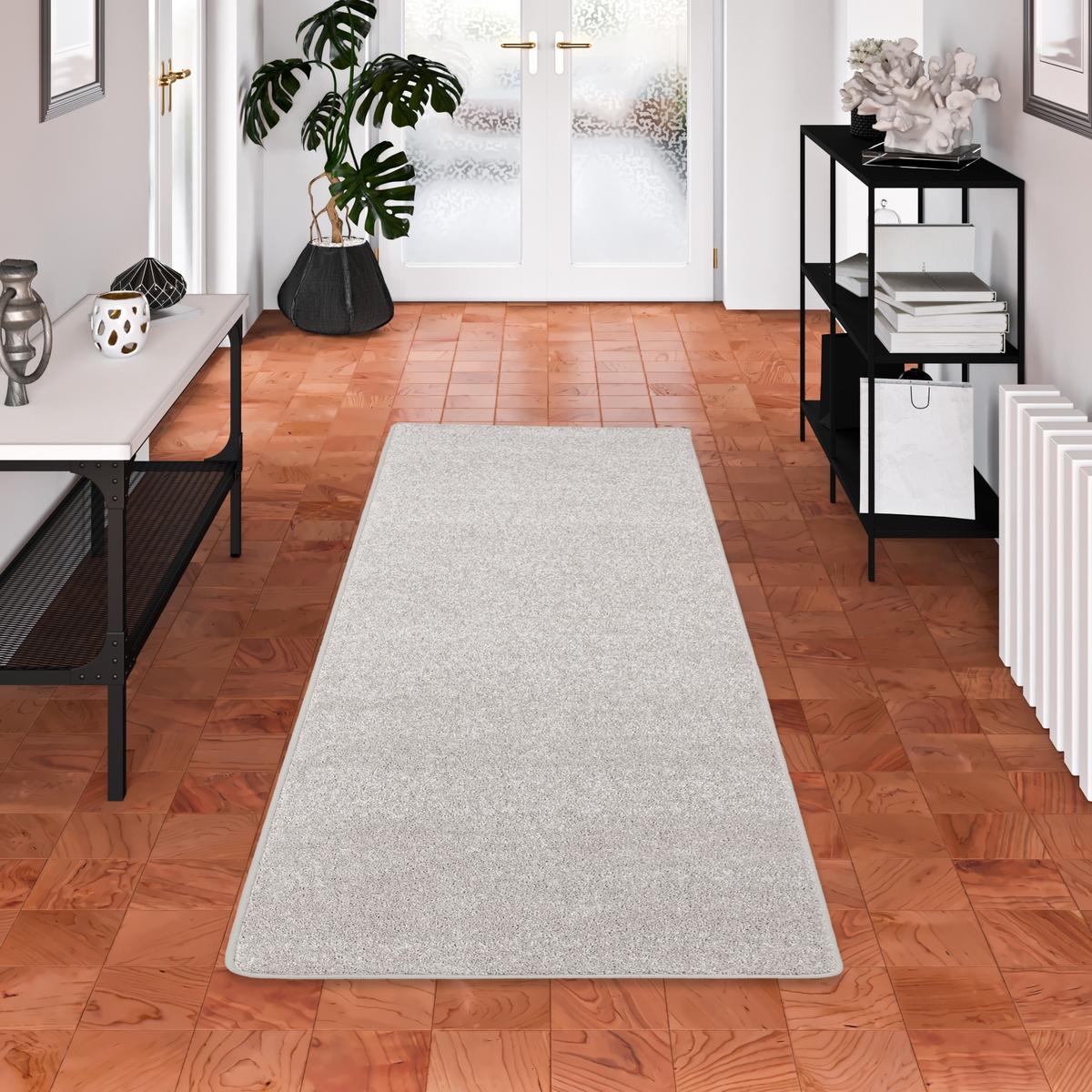 HOCHFLOR LANGFLOR TEPPICH LÄUFER COTTAGE - Silberfarben, Textil (100/300cm) - Snapstyle