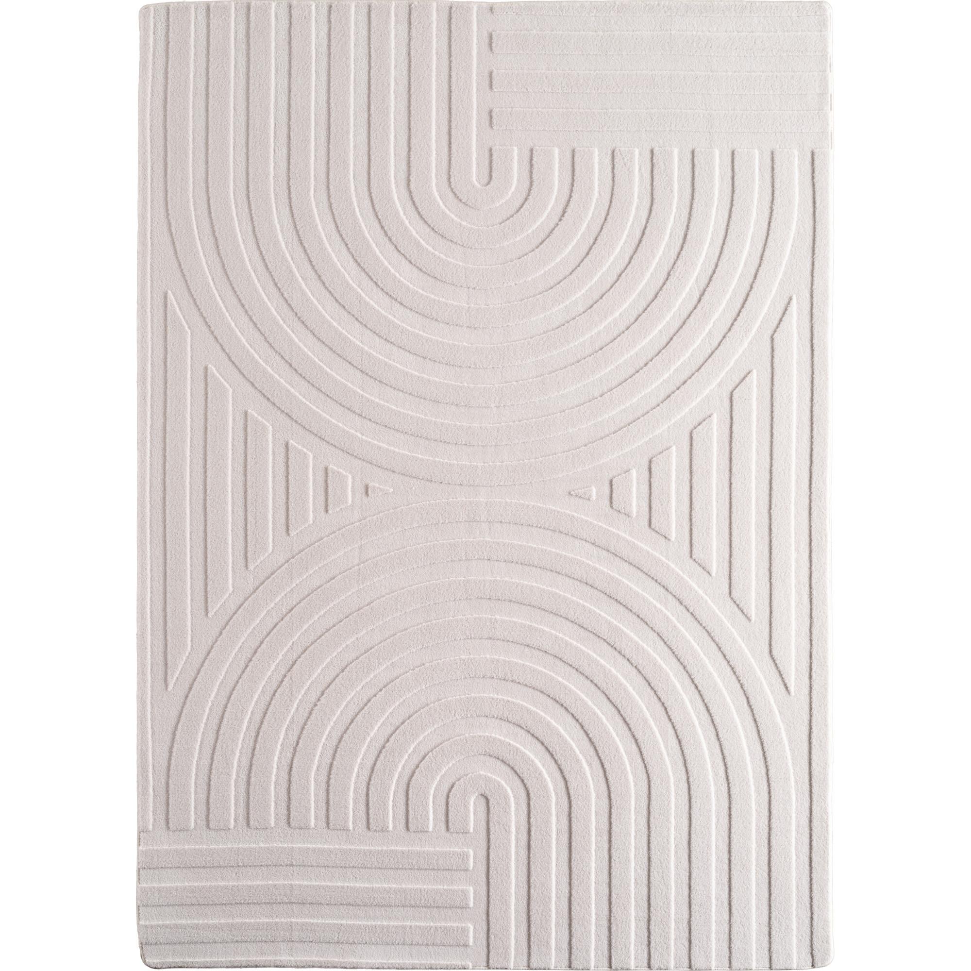 TEPPICH Kurzflor Waschbar LAVAREDO in Creme, im Boho-Stil, 160 x 230 cm - Beige, Textil (230/160cm) - KADIMA DESIGN