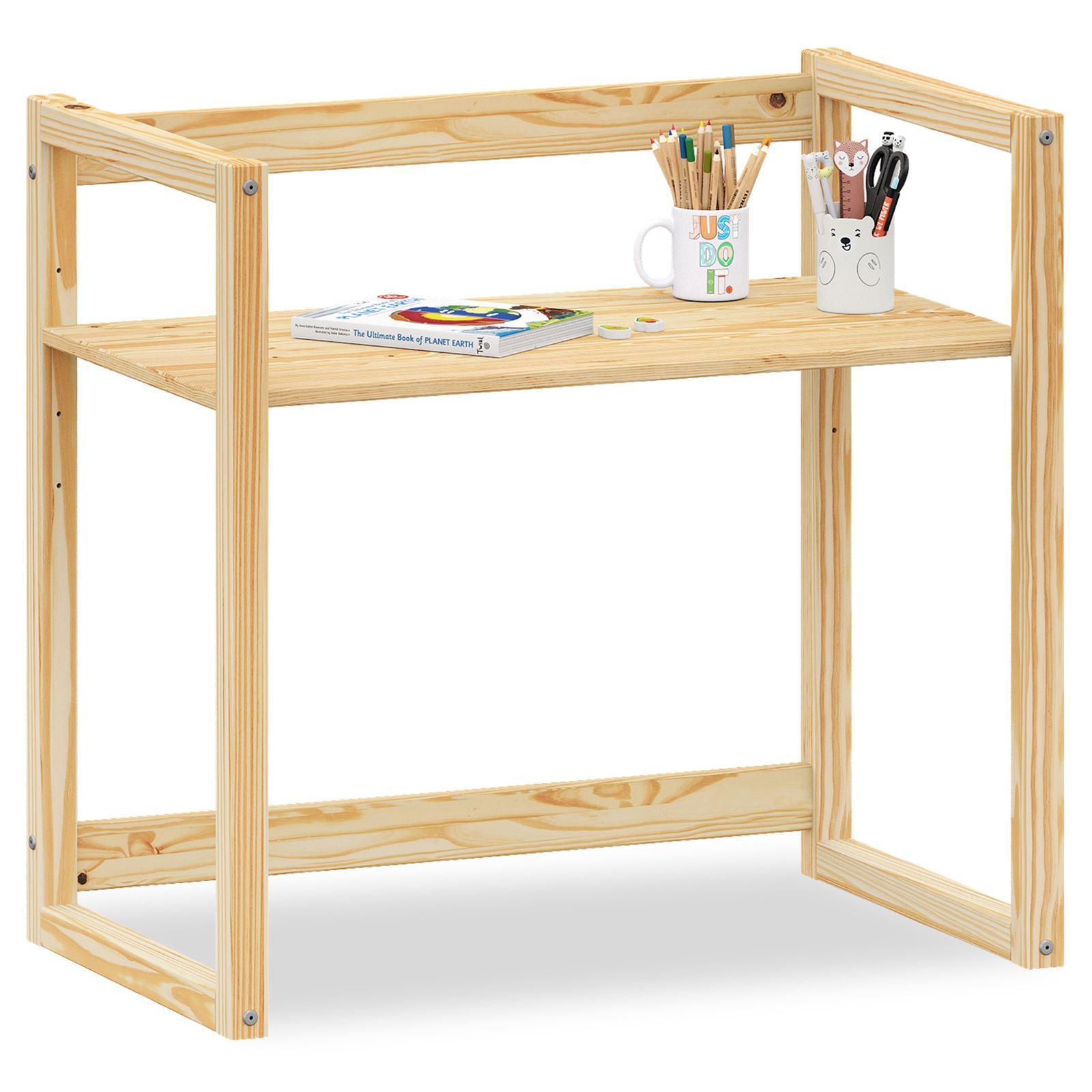 KINDERSCHREIBTISCH SUZA - Naturfarben, Holz (80/75/47cm) - IDIMEX
