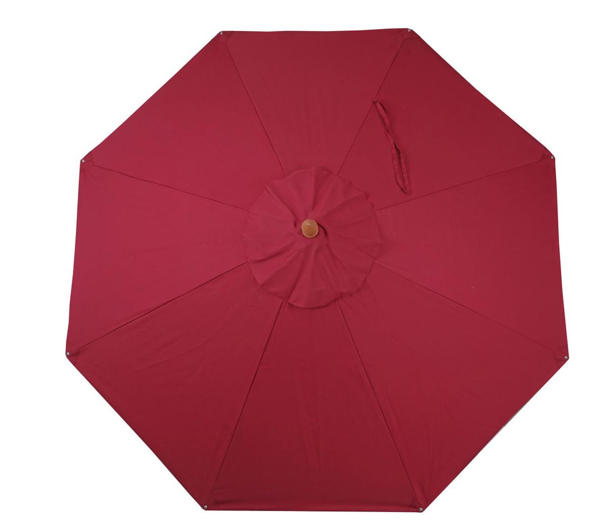 SONNENSCHIRM Rot - Rot, Holz (300/300cm) - MCW
