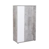 MEHRZWECKSCHRANK 70/121/35 cm Weiß Platinum Oak - Eichefarben/Silberfarben, Holzwerkstoff/Kunststoff (70/121/35cm) - arthur berndt