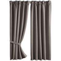 VORHANG 2ER SET NEWYORK HxB 160x140 cm Taupe - Taupe, Textil (140/160cm) - Gardinenbox