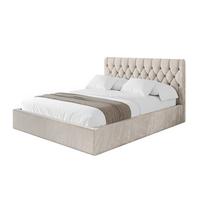 POLSTERBETT mit Bettkasten und Lattenrost, Boxbett ohne Matratze - RENO 180x200 Beige - Beige, Holzwerkstoff/Textil (180/200cm) - ALTDECOR