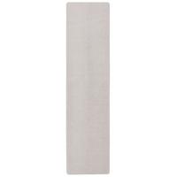 TREND VELOURS LÄUFER TEPPICH JOY - Hellgrau, Textil (100/100cm) - Snapstyle